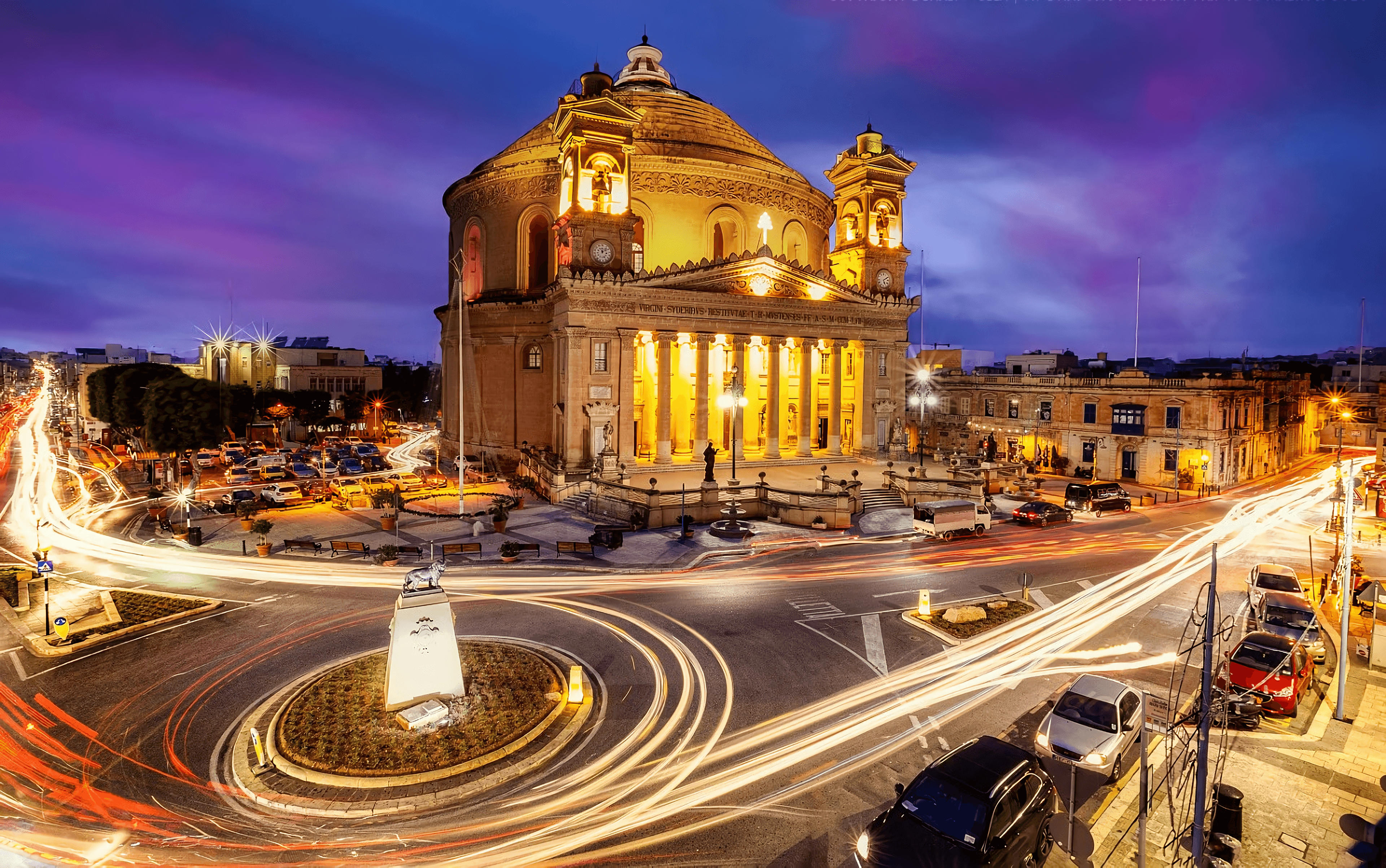Malta by Night Bus Tour Including Audio-Visual Show - cover photo
