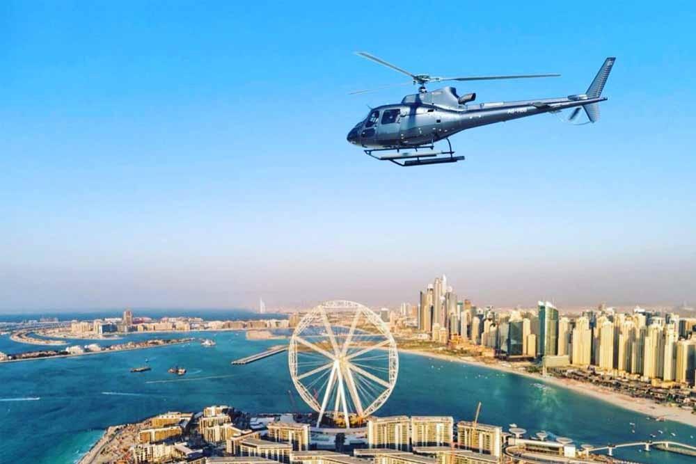 Palm Dubai Helicopter Ride - 17 Mins tour with Private Transfers - cover photo