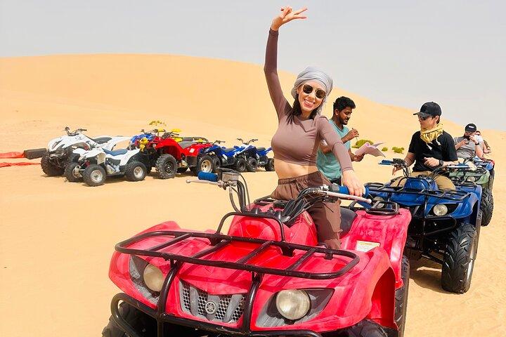 Abu Dhabi Morning Desert Safari with Camel Ride & Sandboarding - photo 4
