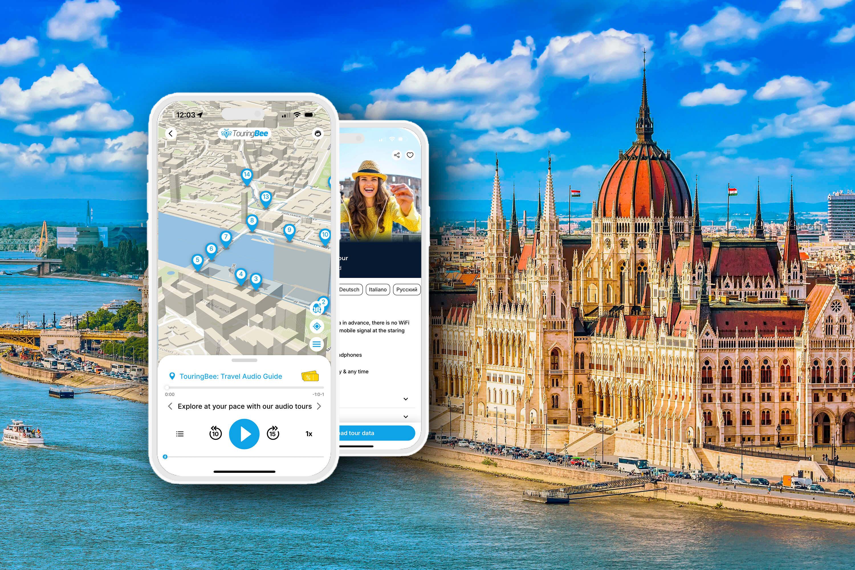 Budapest Walking City Tour with Smartphone Audio Guide - cover photo