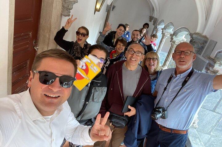 Lisbon to Sintra Pena & Regaleira guided tour in 8pax group - cover photo