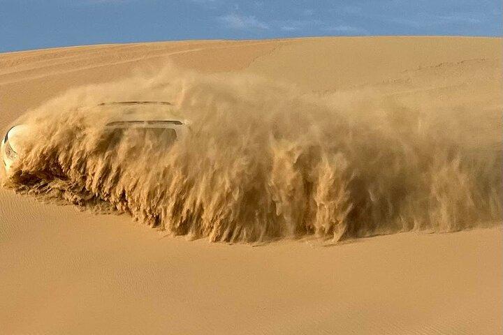 Abu Dhabi 4 hour Desert Safari, Dune Bashing and Camel Ride - cover photo