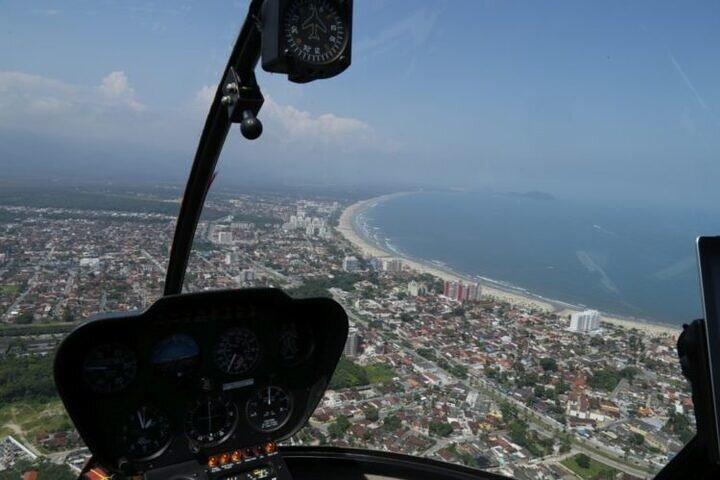 Private Helicopter Tour With Romantic Lunch At The Beach Town Of Guarujá - cover photo