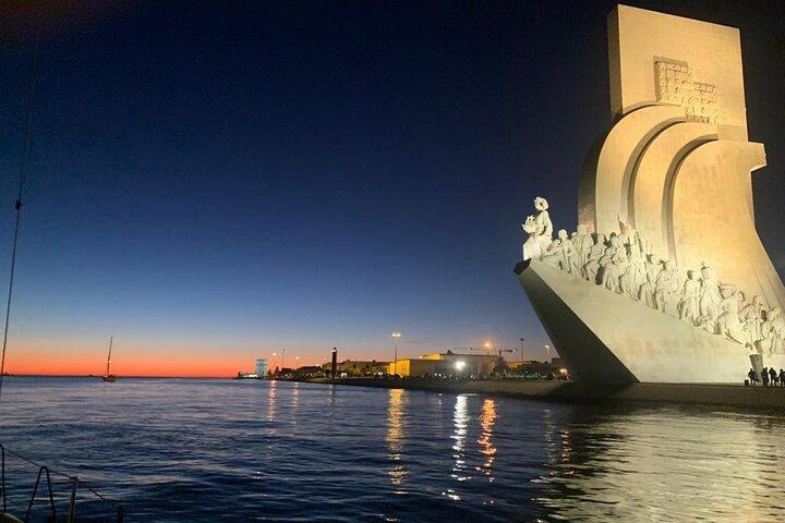 Lisbon Small Group 2-Hour Night Sailing Tour with a welcome Drink - cover photo