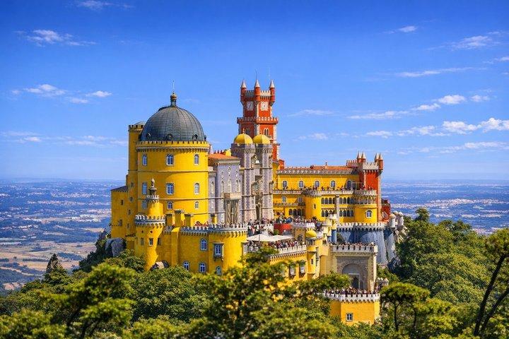Lisbon: Sintra, Pena, Regaleira, Cabo Roca Coast and Cascais 8h - cover photo