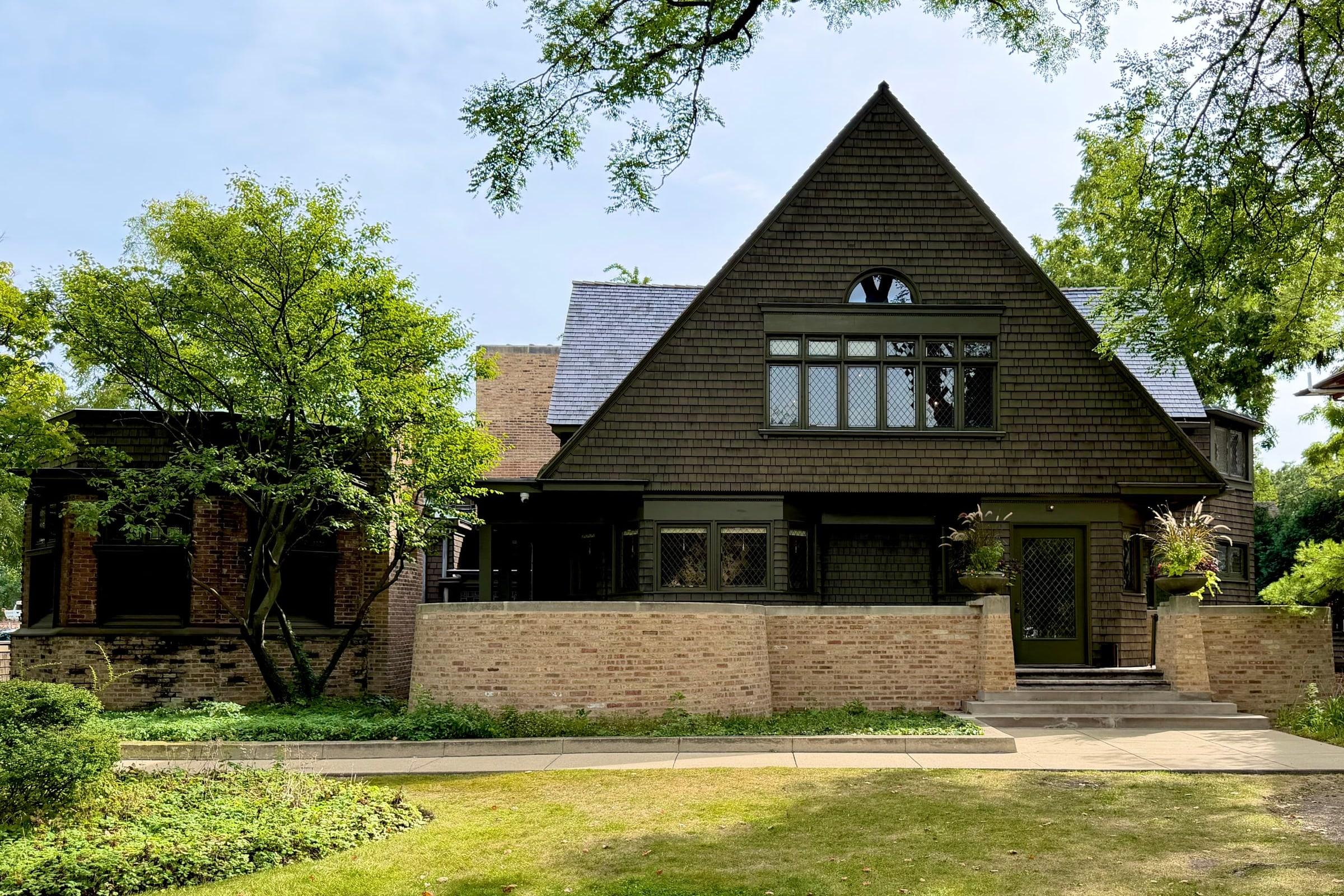 Oak Park Frank Lloyd Wright Self-Guided Audio Walk: Unity Temple and the Home and Studio - cover photo