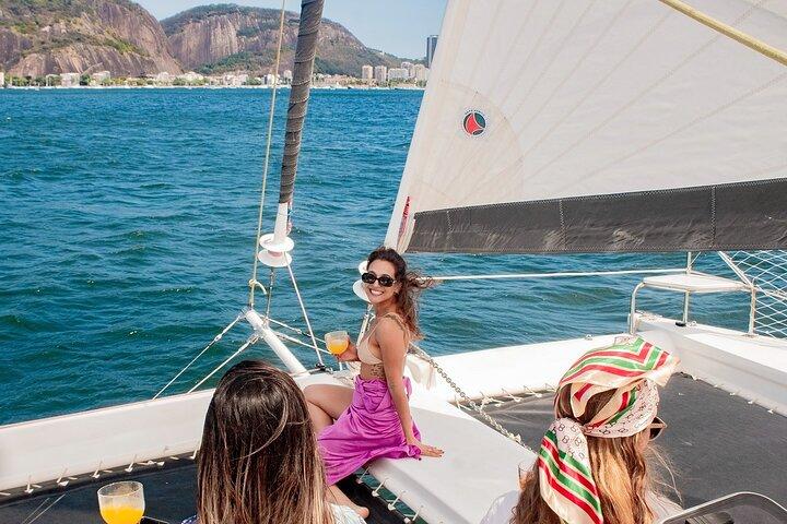 Shared Tour: 3 hrs in Catamaran Sailboat - Velas do Rio - cover photo