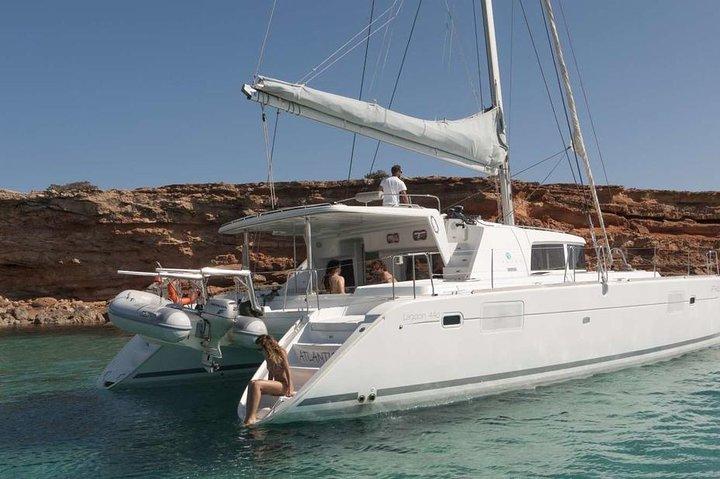 Luxury Catamaran Semi private cruise with meals & drinks and transportation. - cover photo