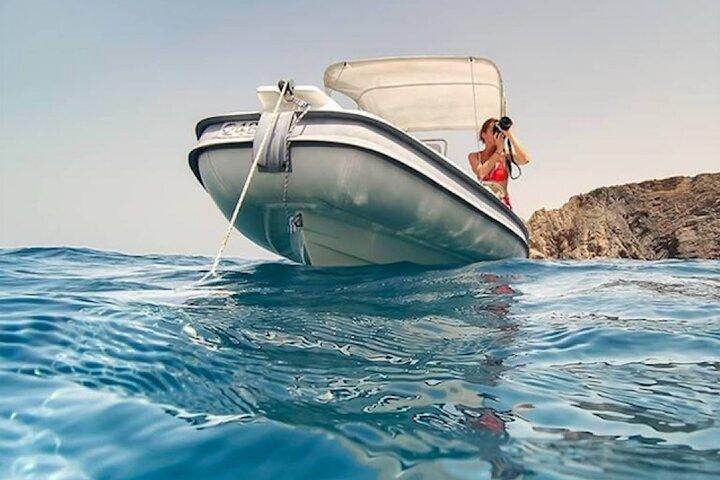 BUGGERRU TOUR Half Day in RUBBER BOAT (SUN and BATH STOP between caves and coves) - cover photo