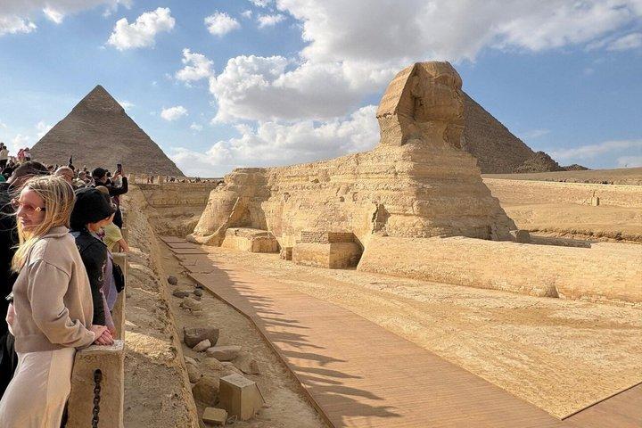 Private Giza Pyramids Sphinx Grand Egyptian Museum Khan El Khalil - photo 3