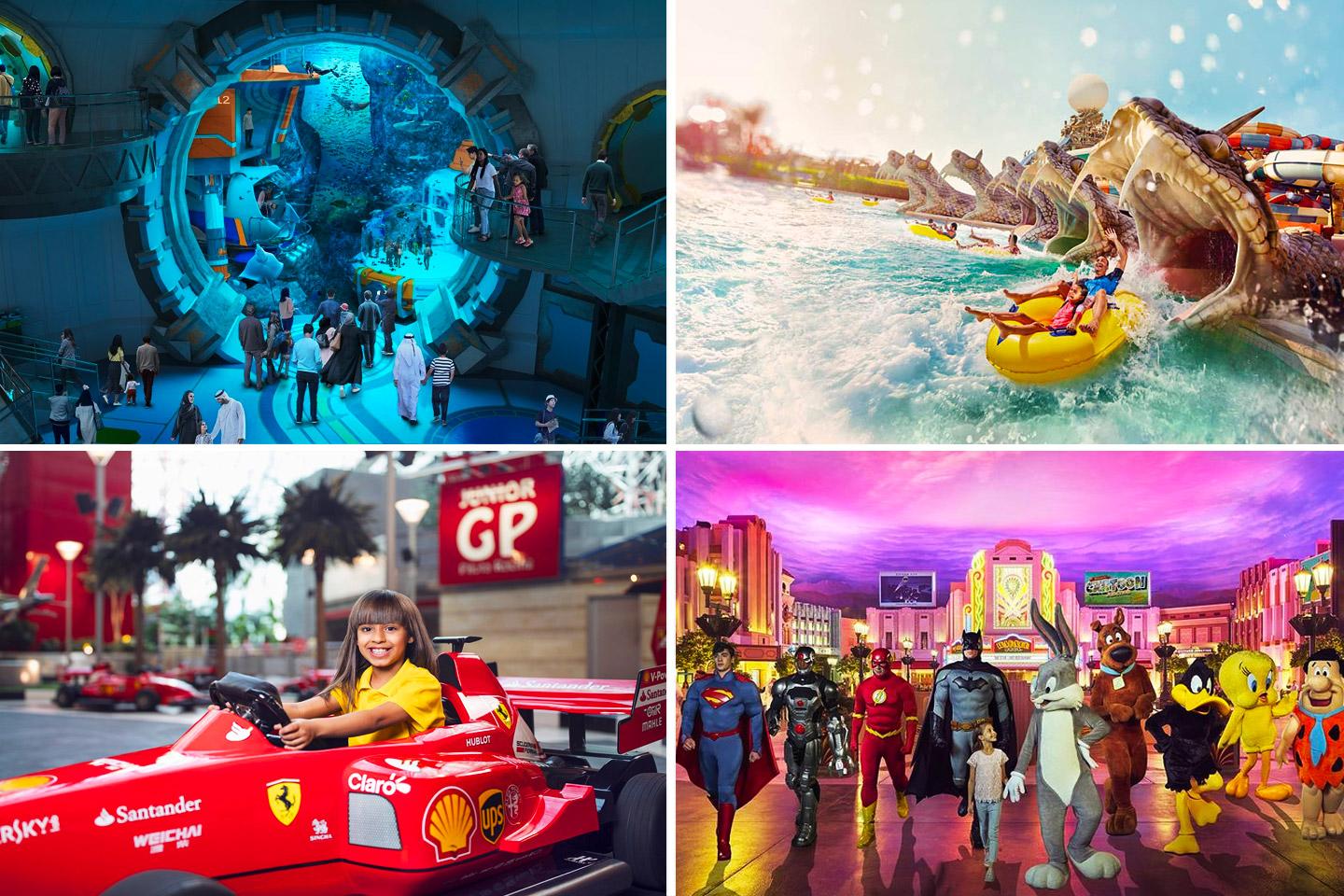Yas Island Abu Dhabi 1 Day Any 2 Park Tickets (Ferrari, Warner, Yas & Seaworld) - cover photo