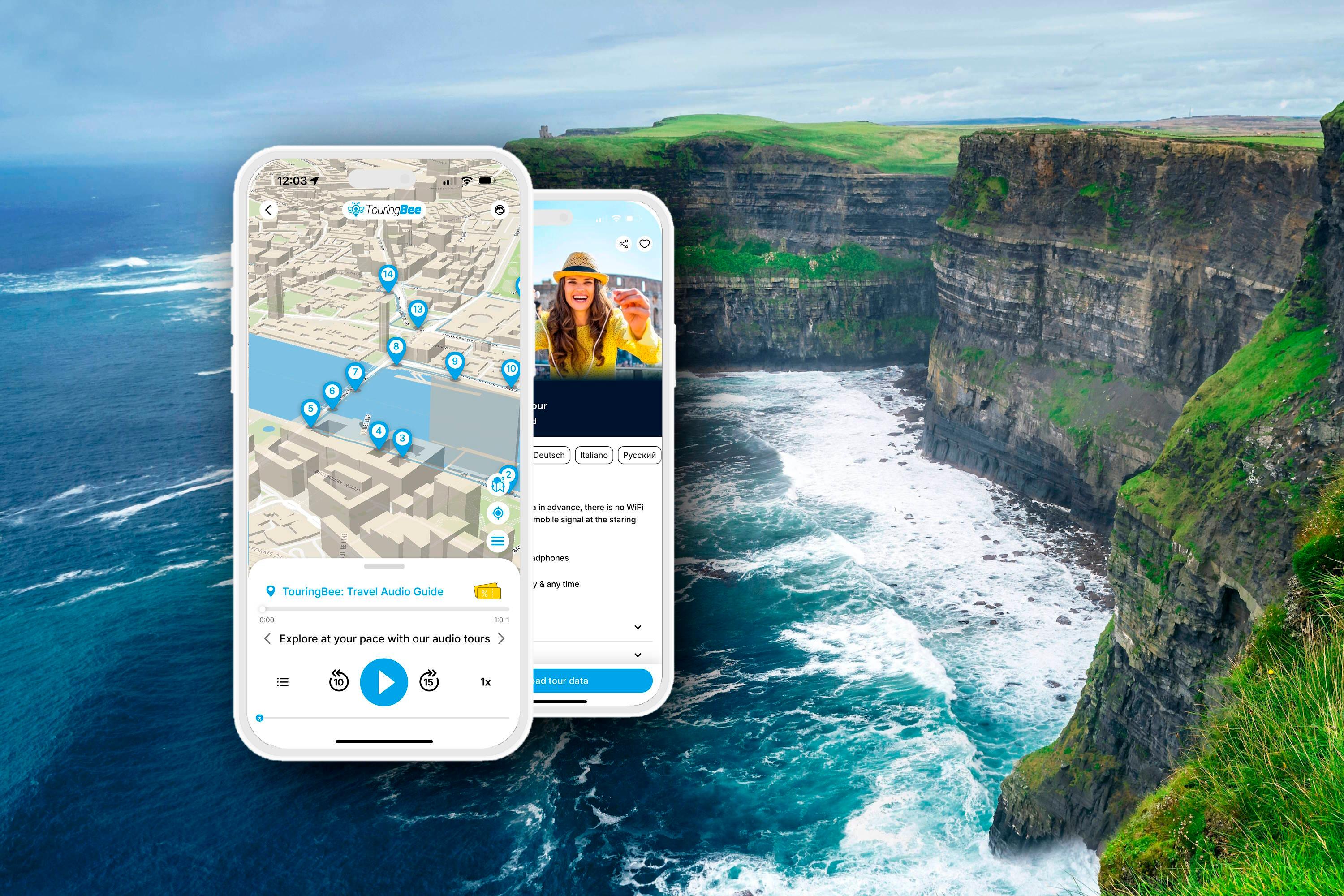 Ireland: Road Trip with Audio Guide in App - cover photo