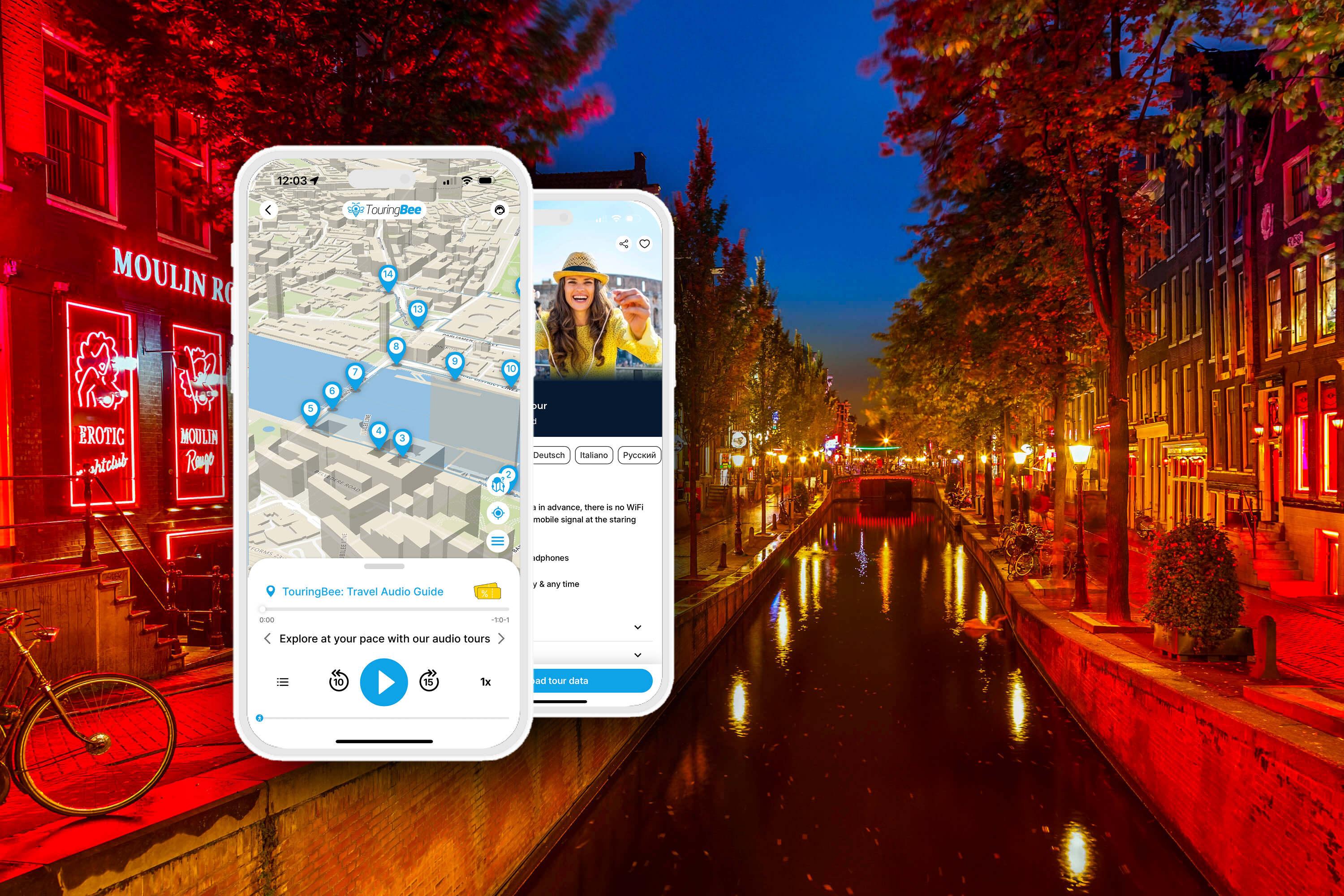Amsterdam: audio tour of the Red Light District highlights - cover photo