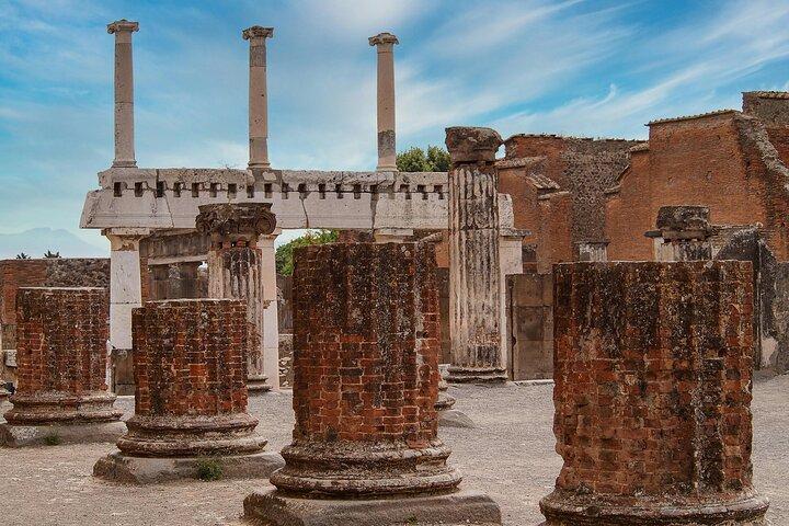 Pompeii, Herculaneum, Vesuvius Wine Tasting and Lunch from Naples - cover photo