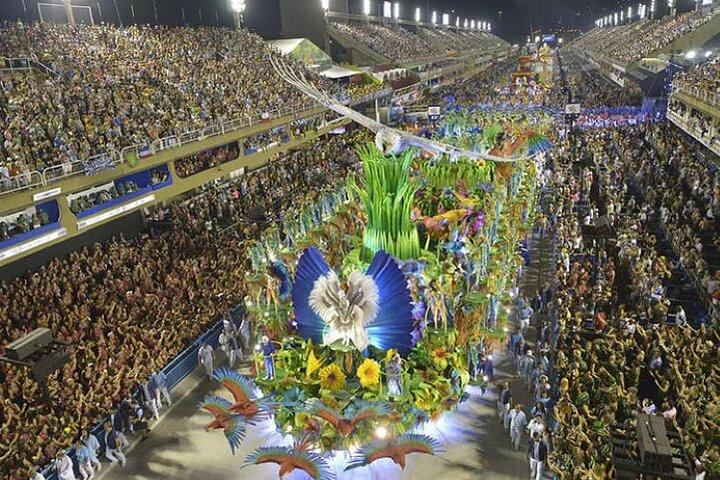 Rio Carnival Parade from a Prime Box – With Shuttle, Tour Guide, Food & Drink - cover photo