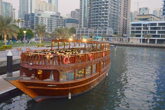 Dubai Marina Sunset Dinner Dhow Cruise Tickets - cover photo