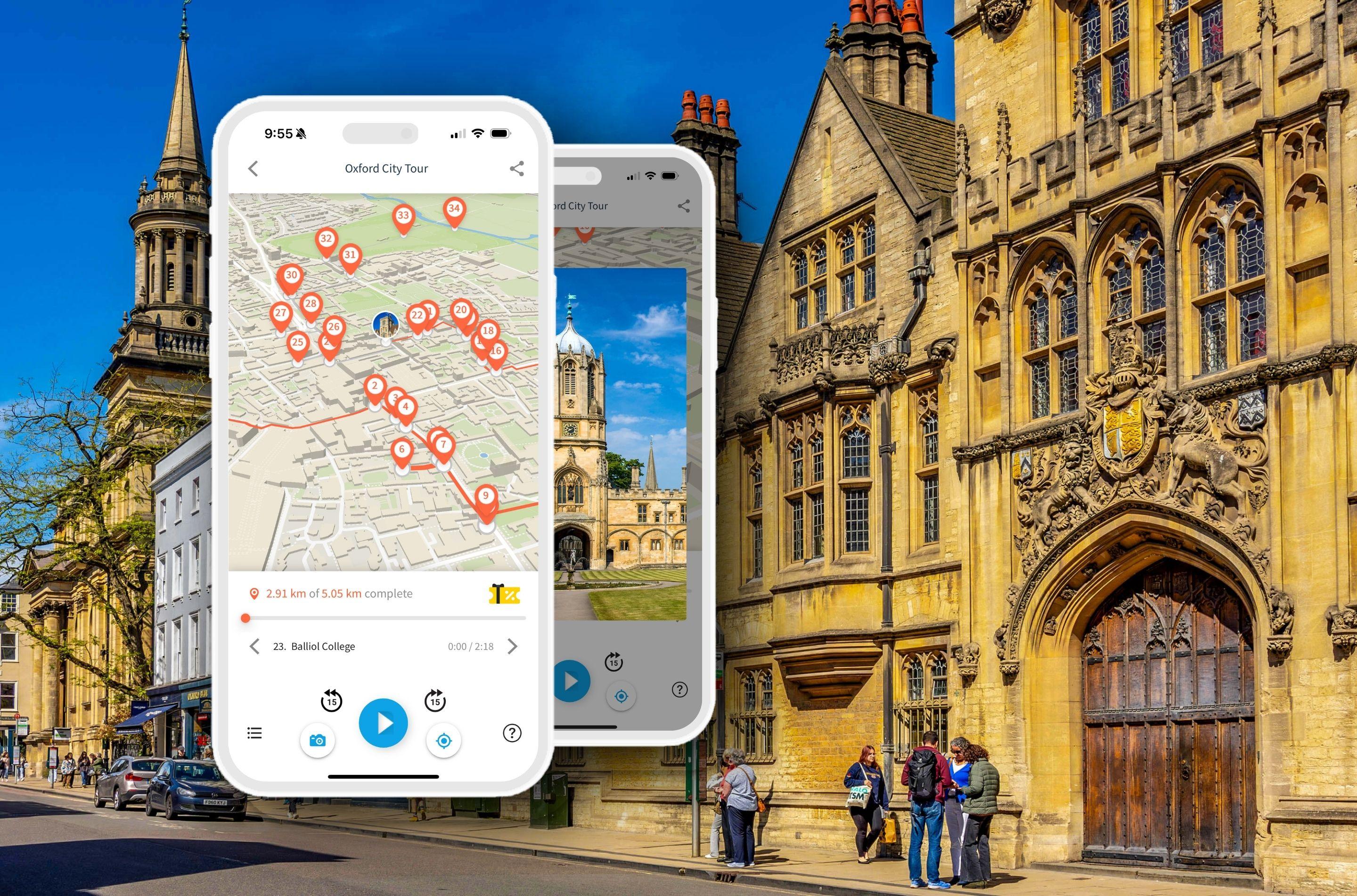 Oxford Walking City Tour with Smartphone Audio Guide - cover photo