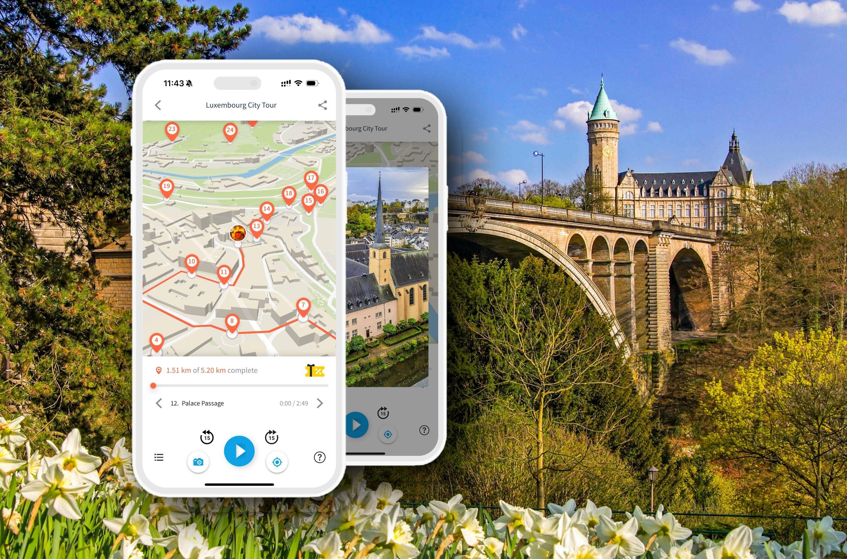 Luxembourg City Walking Tour with Smartphone Audio Guide - cover photo