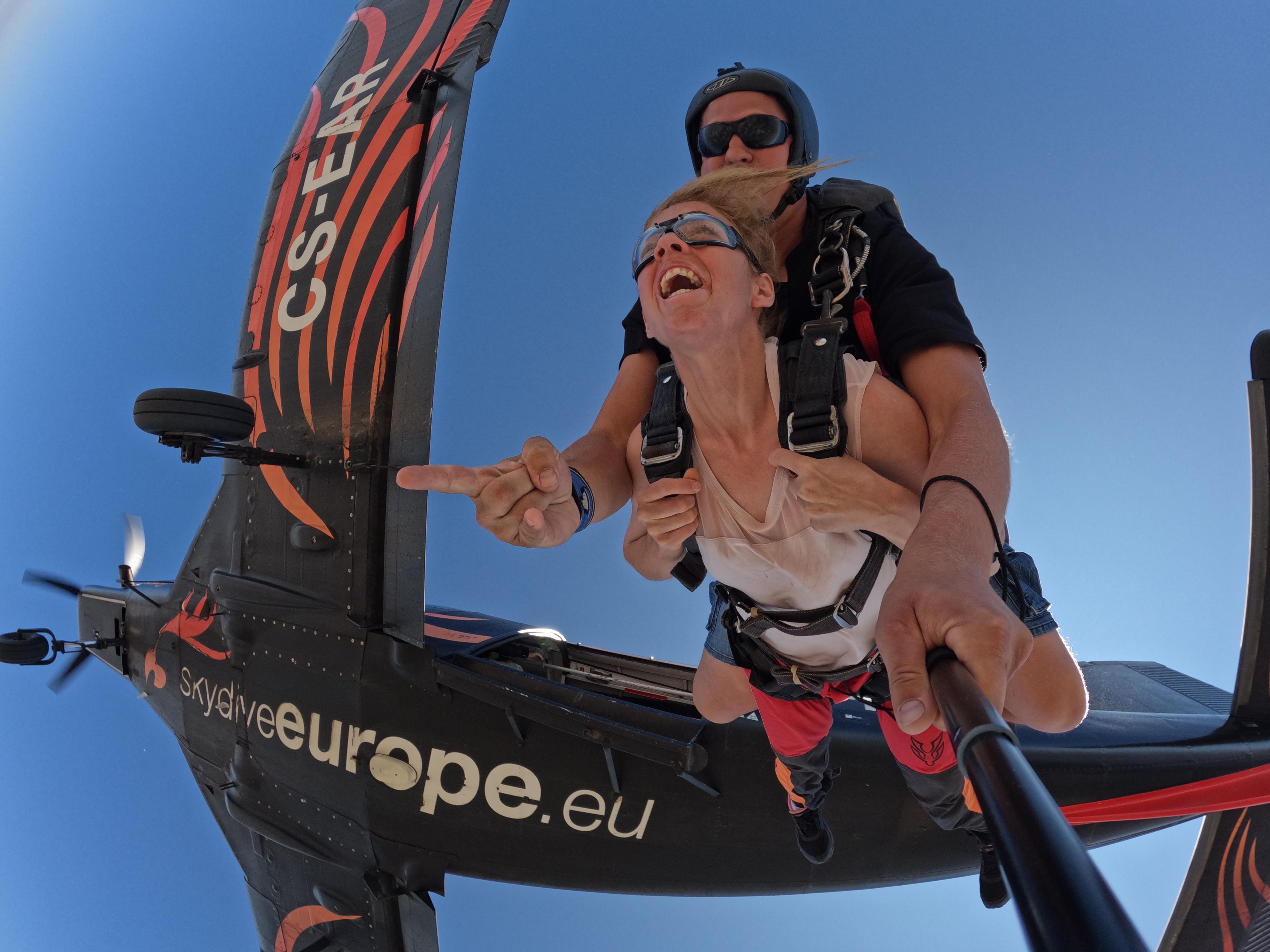 Tandem Skydive Hungary. Altitude: 14.000ft - cover photo