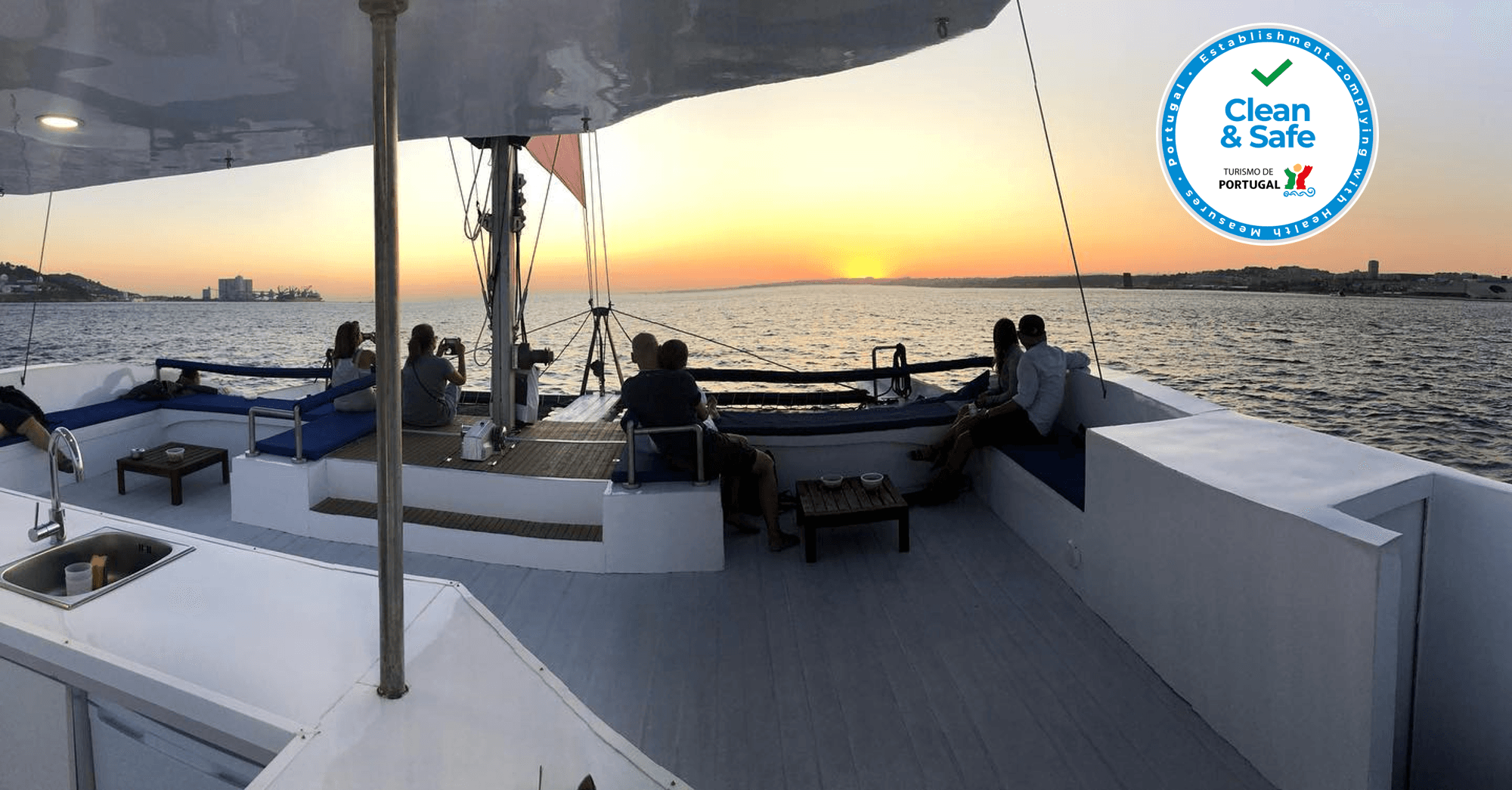 Lisbon Sunset Catamaran Cruise on The Tagus River - cover photo