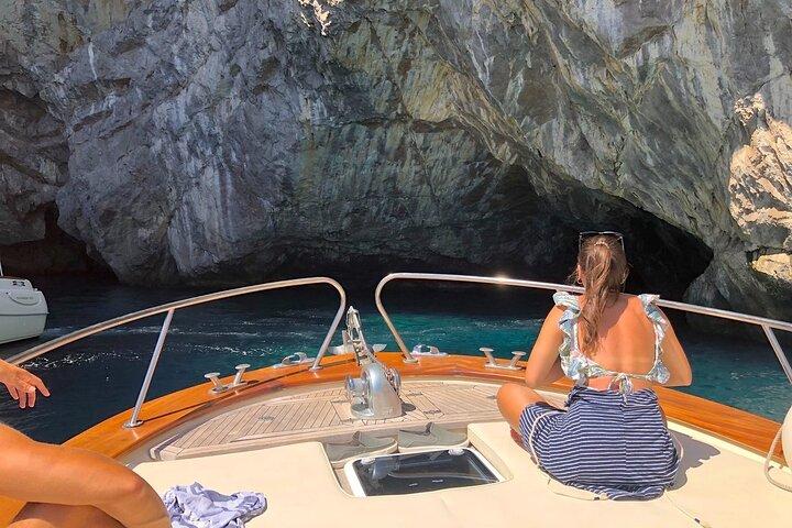 Capri First to Blue Grotto Semi Private Boat Tour from Sorrento - cover photo