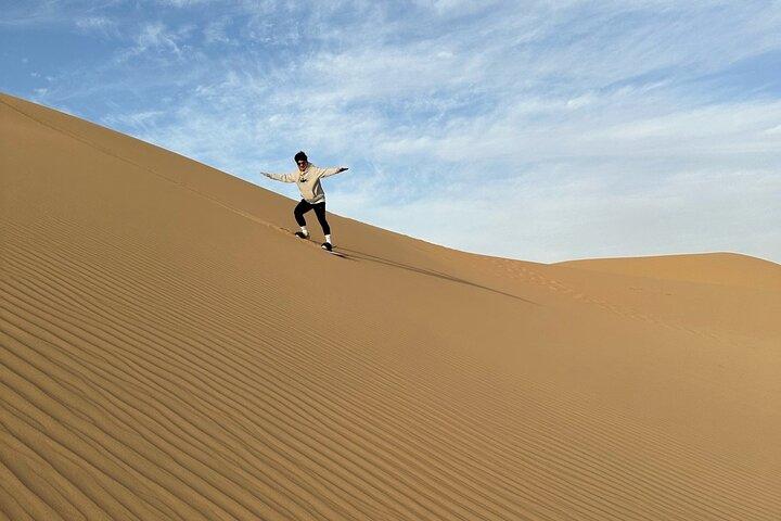 Abu Dhabi Morning Desert Safari with Camel Ride & Sandboarding - photo 2