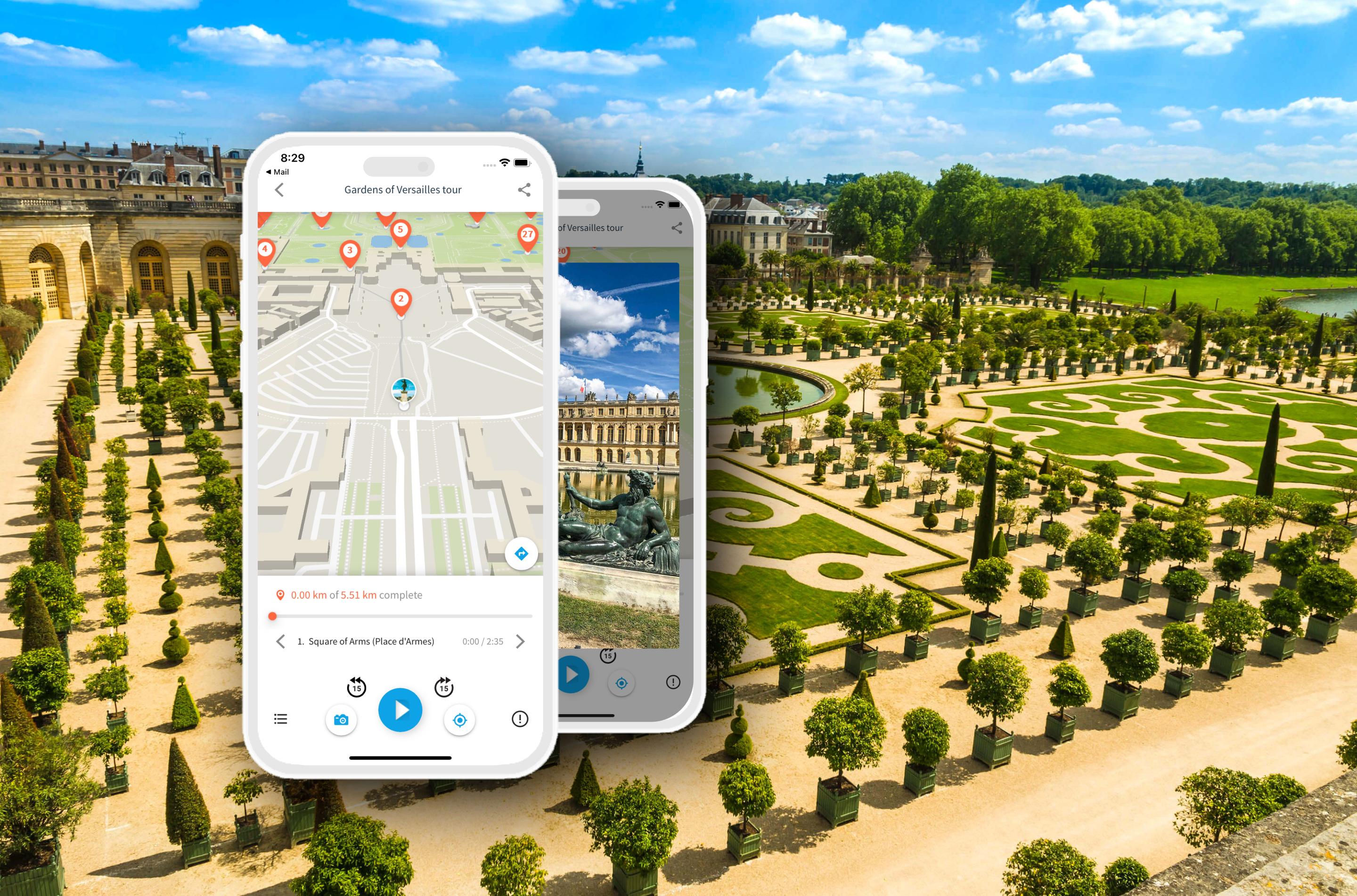 Versailles Gardens: tour with an audio guide - cover photo