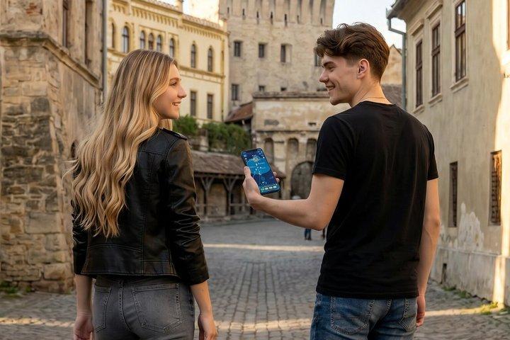 Sighișoara the Saxon Citadel GPS App Walking Tour Mobile Game - cover photo