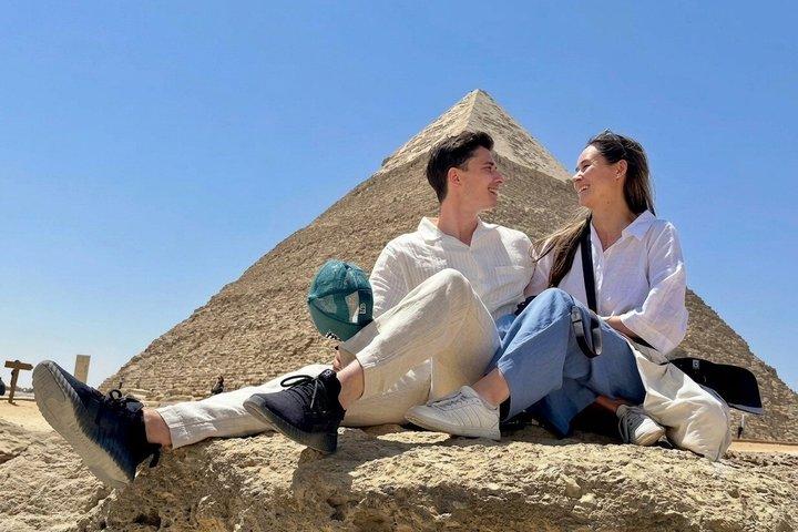 VIP Private Tour Giza Pyramids Saqqara Memphis All Inclusive - cover photo