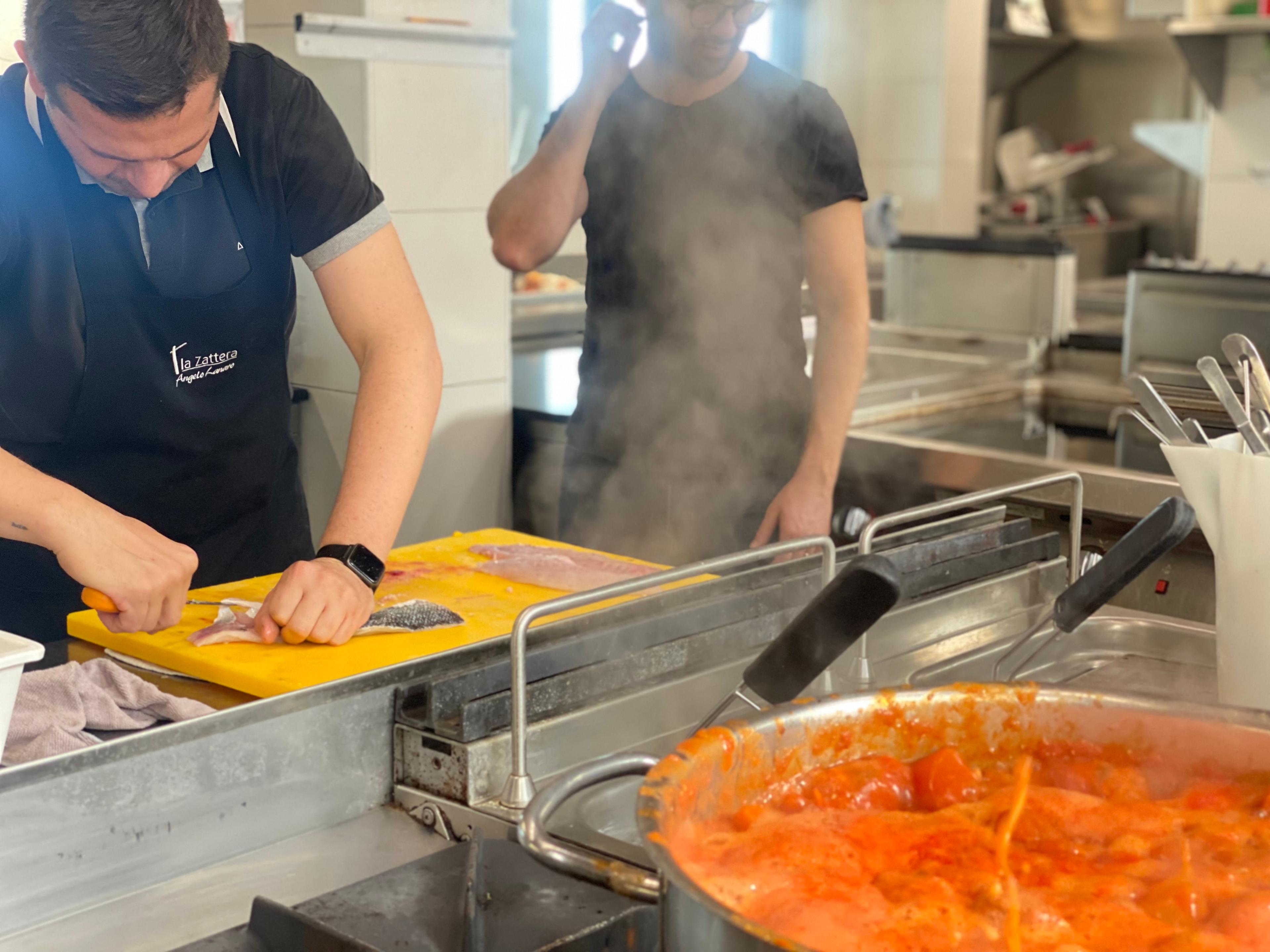 Cooking Show with Chef Angelo Lanaro of Brodetto di Pesce alla Pescarese - photo 5