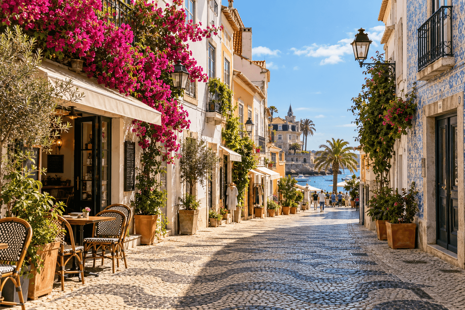 From Lisbon: Half Day Cascais Beach & Wine Pass Experience - cover photo