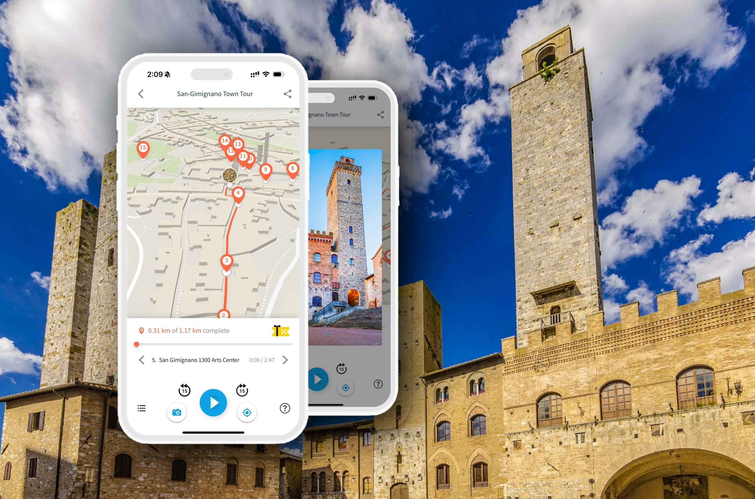 San Gimignano Walking Tour with Audio Guide App - cover photo
