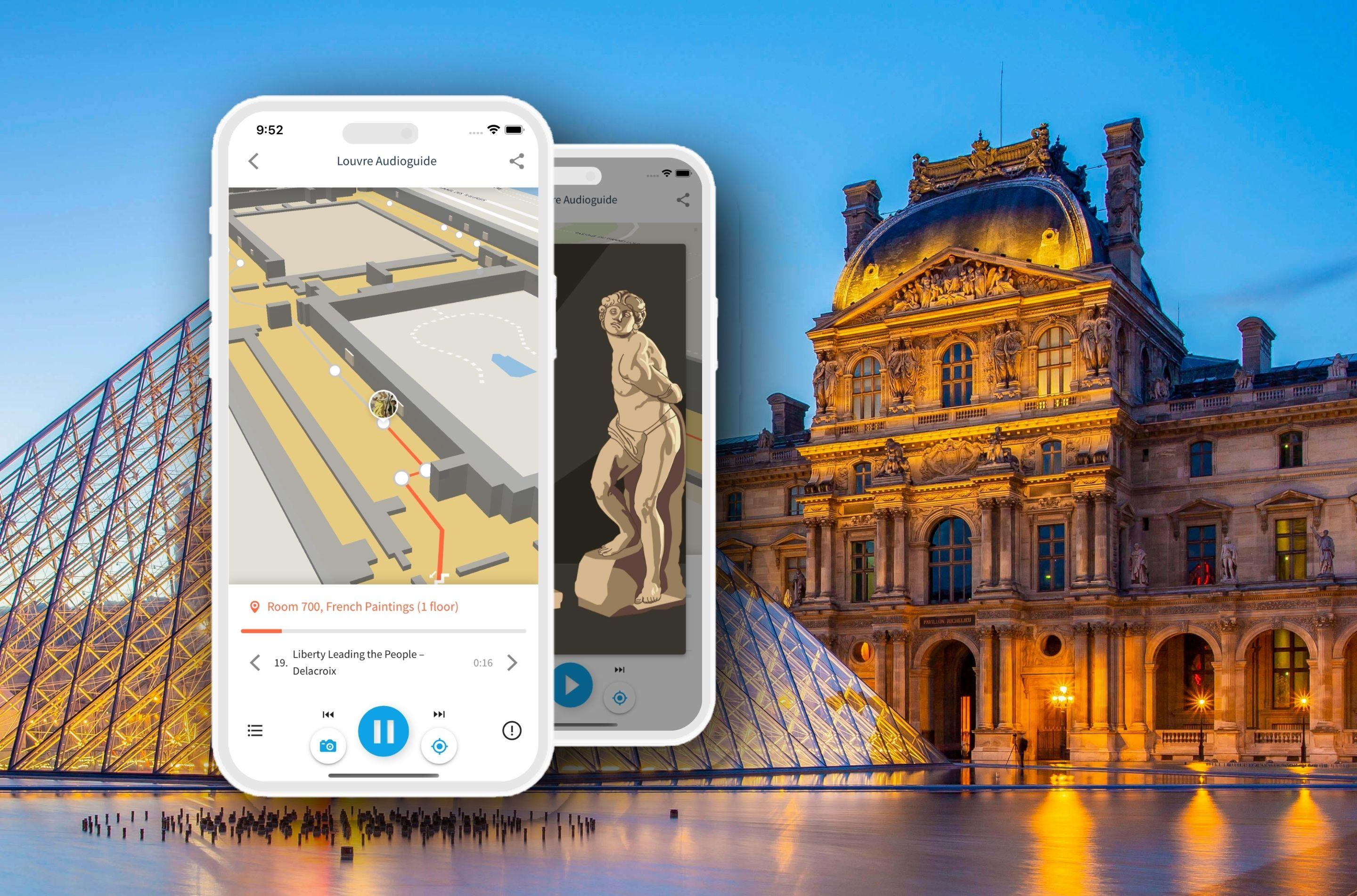 Louvre, Paris: audioguide in your smartphone - cover photo