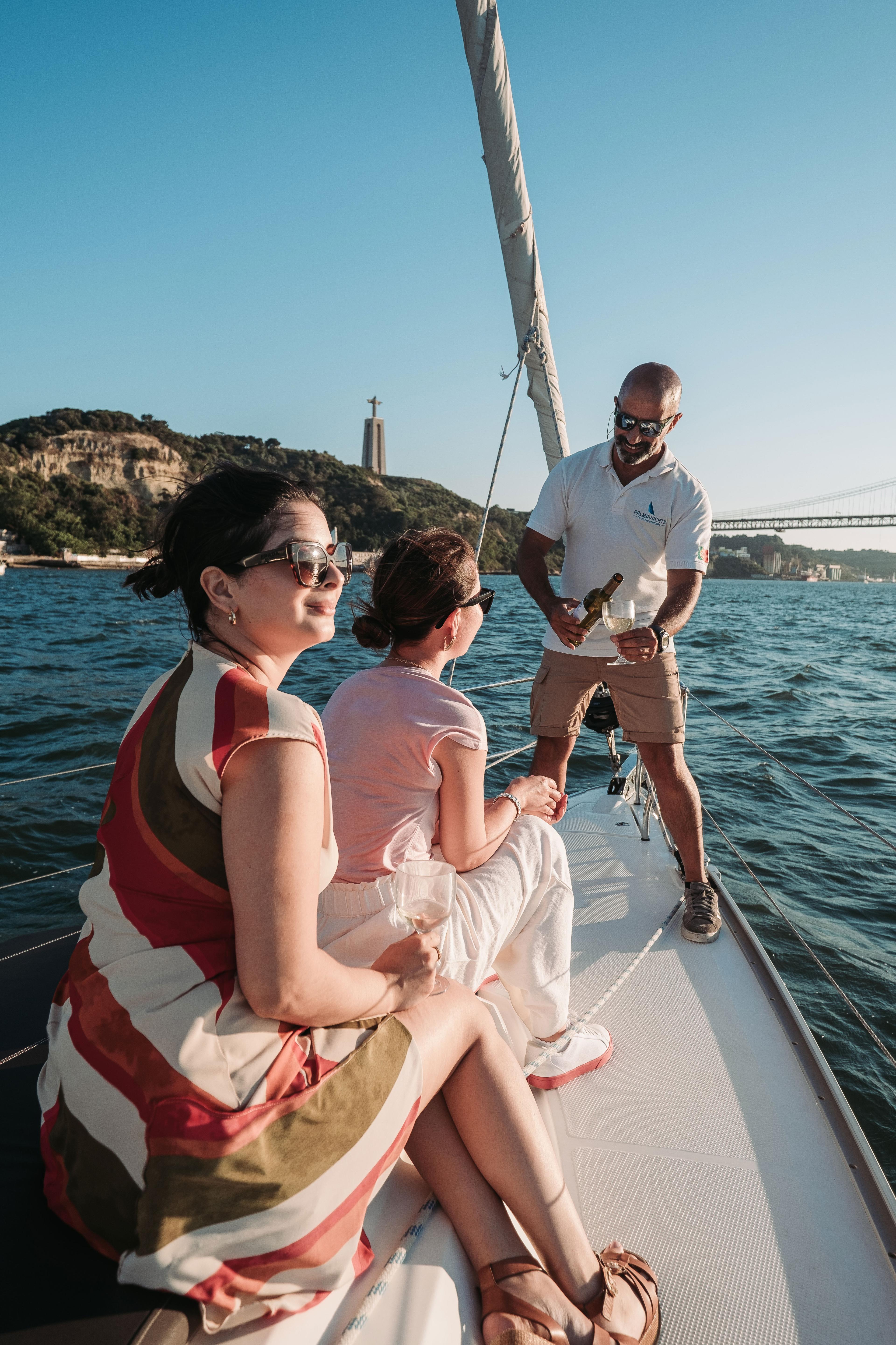 Lisbon Sail & Wine 2 hours Private Boat Tour - cover photo