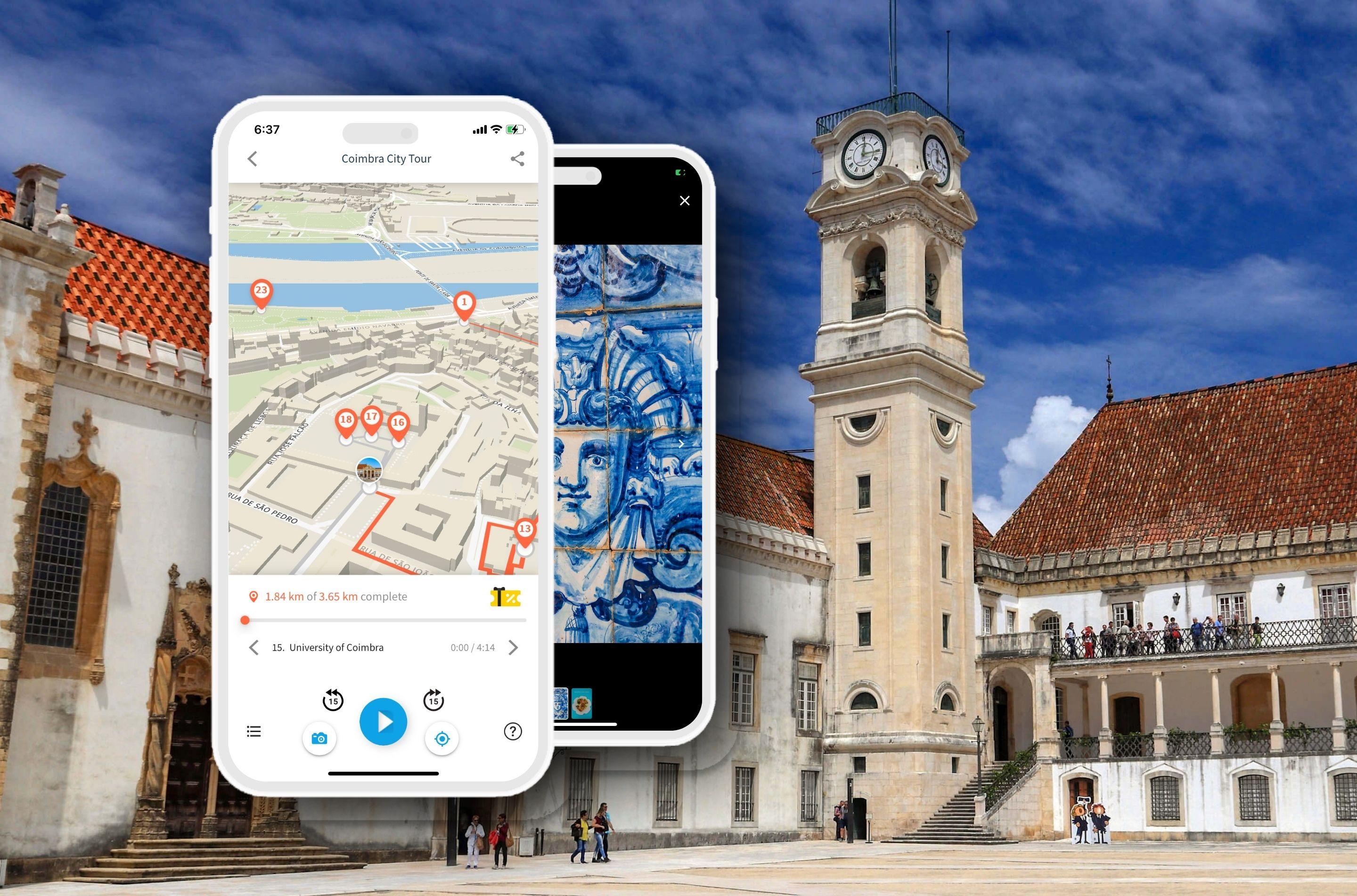 Coimbra: Walking Tour with Audio Guide App - cover photo