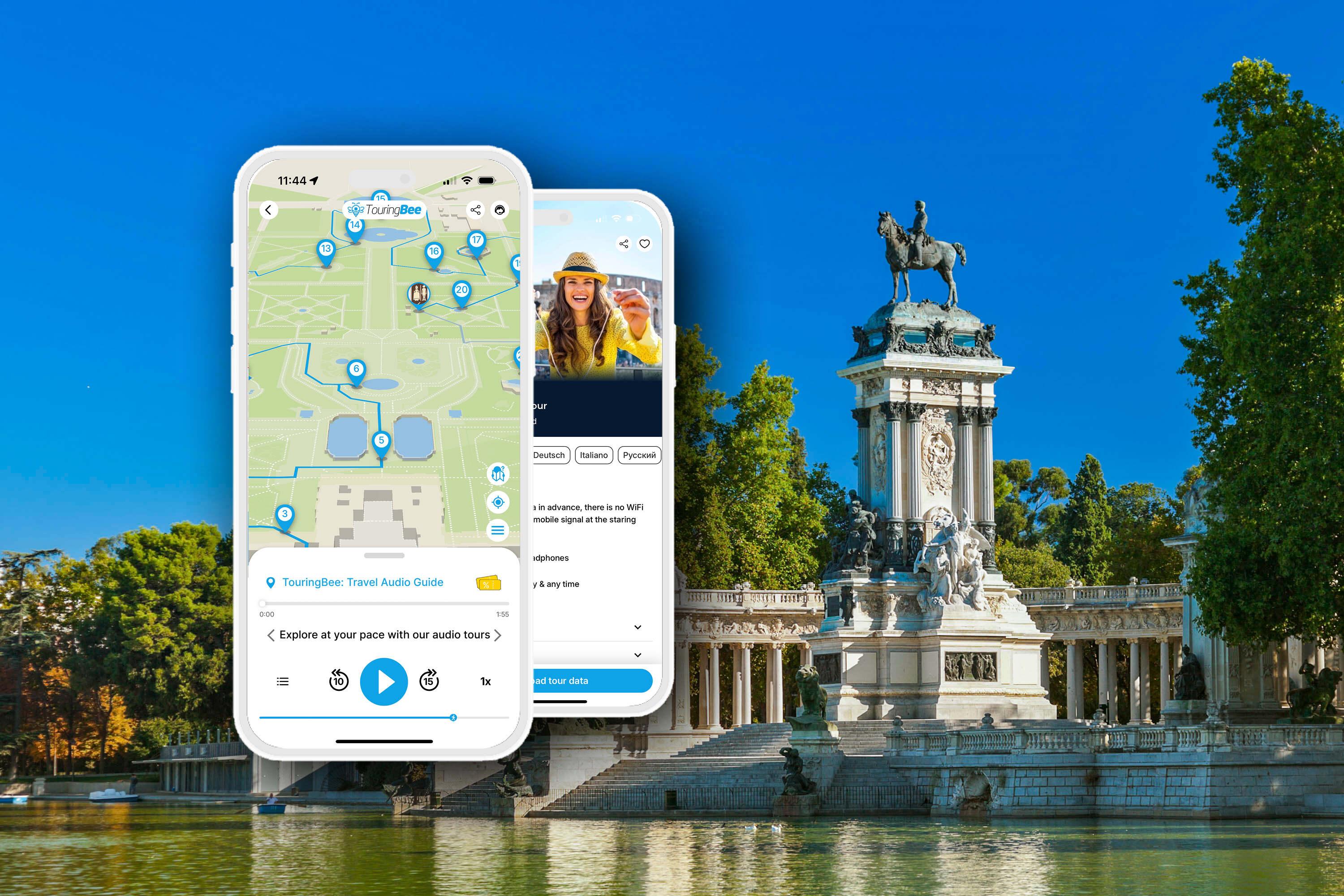 Retiro Park Walking Tour with Audio Guide App - cover photo