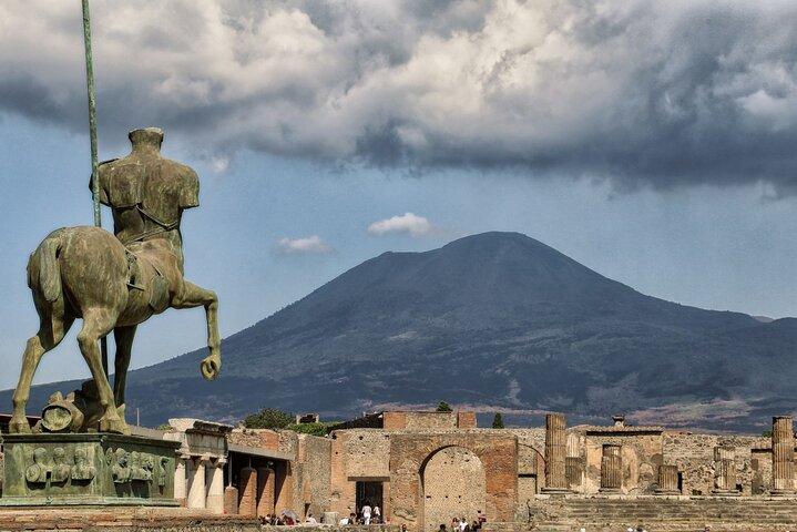 Pompeii, Vesuvius Hike and Wine Tasting with Lunch from Sorrento - cover photo